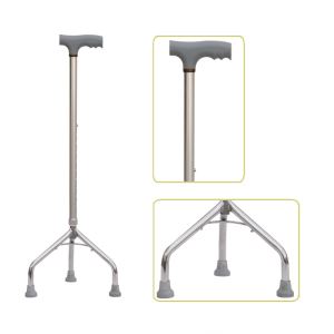 T-HANDLE ALUMINUM TRIPOD CANE