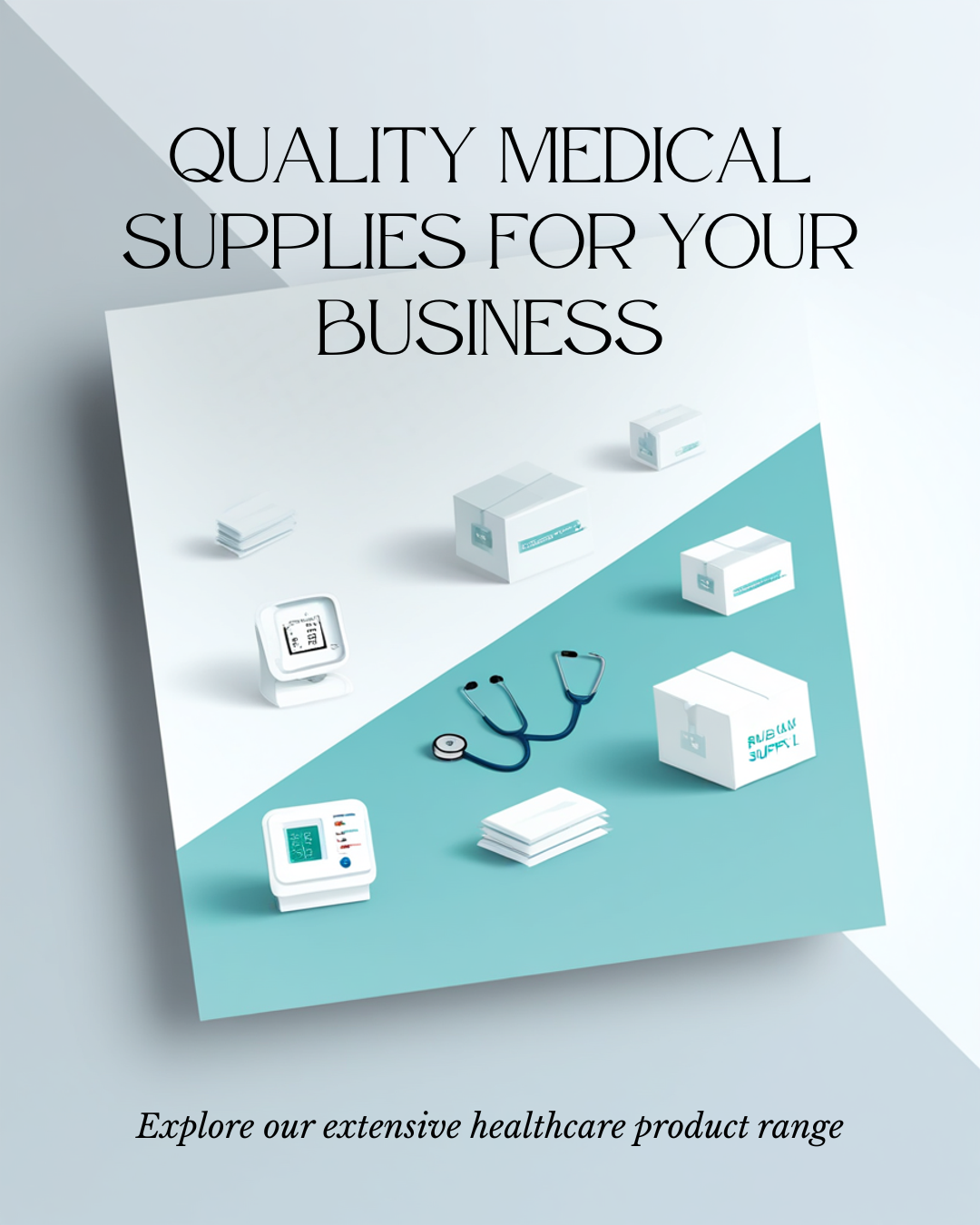 B2B Medical & Healthcare Supplies collection banner