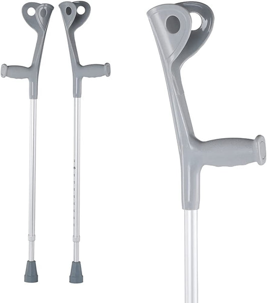 Lightweight walking forearm crutch