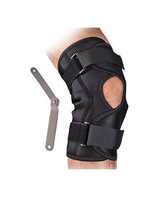 Hinged knee support