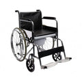 U Seat Panel Commode Wheelchair