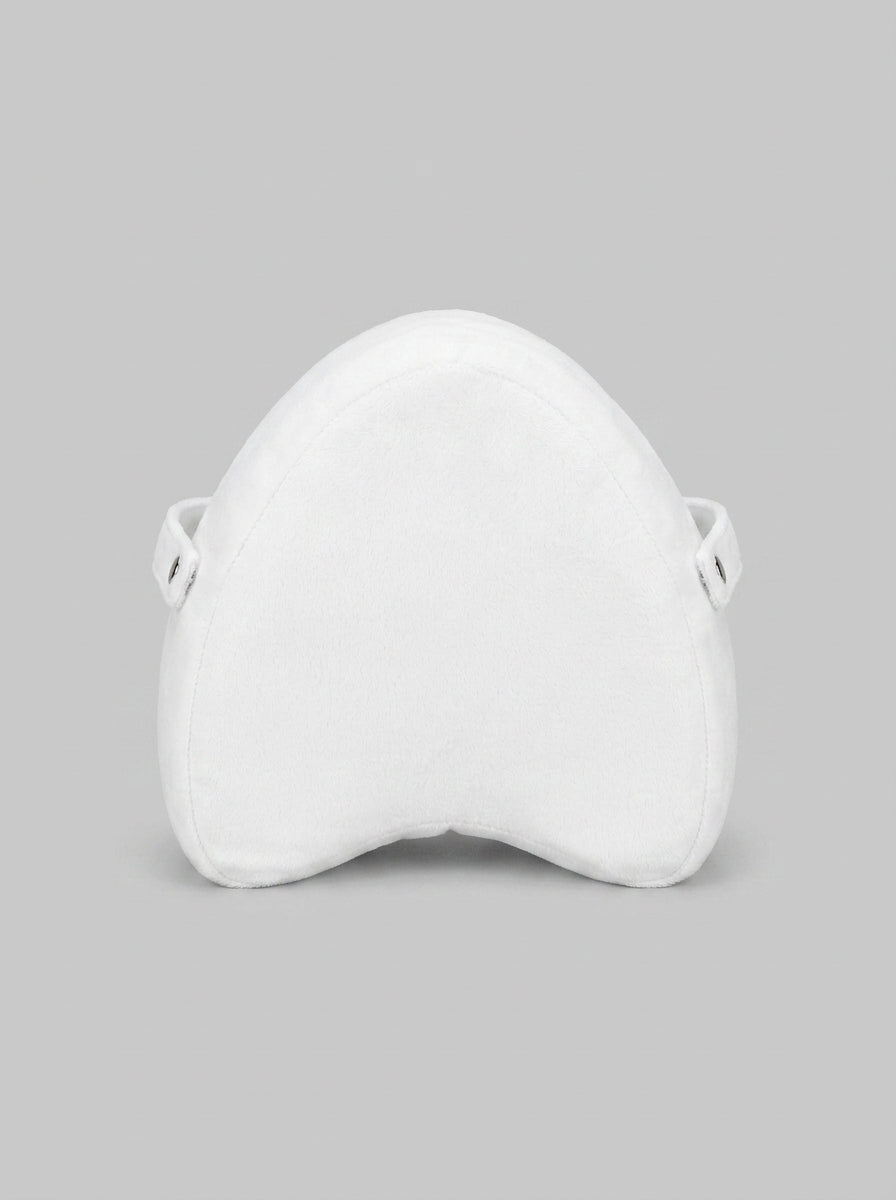 Knee Positioning Pillow for side sleeping - memory foam, side view